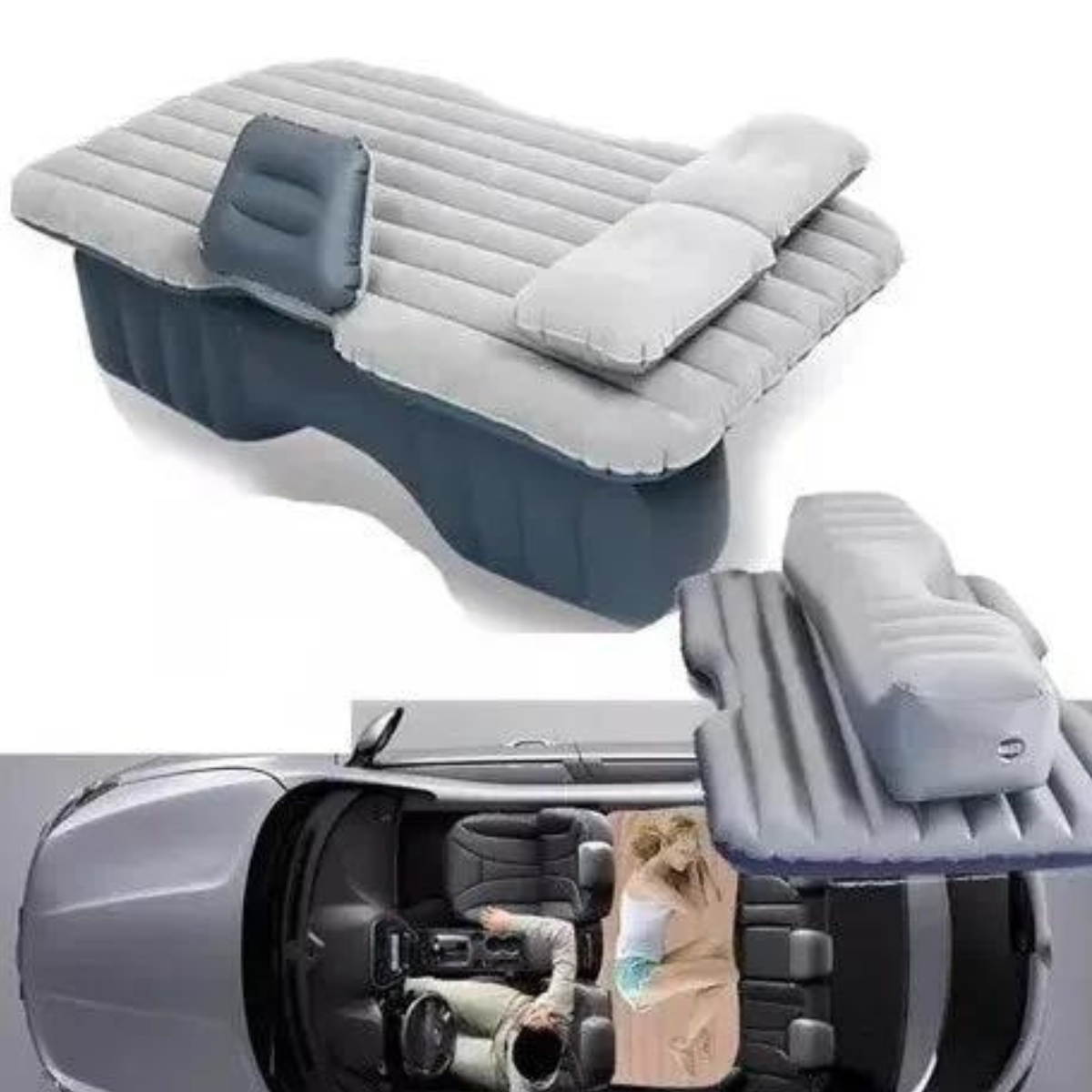Cama inflable Para Auto Con Compresor
