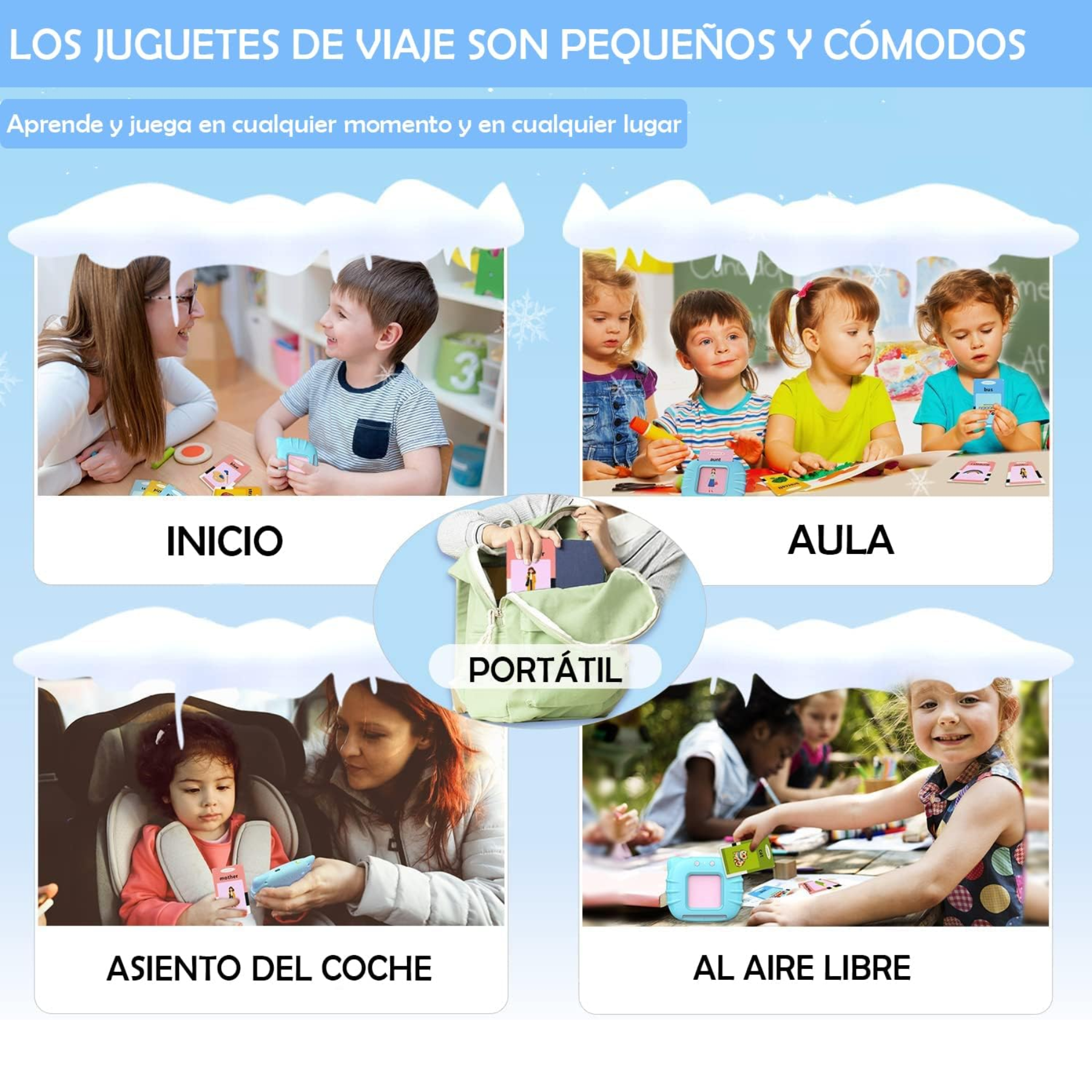 Juguete Aprendizaje Español inglès Ninos