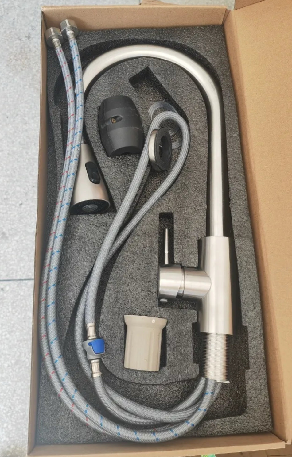 Monomando Extensible Acero Inoxidable