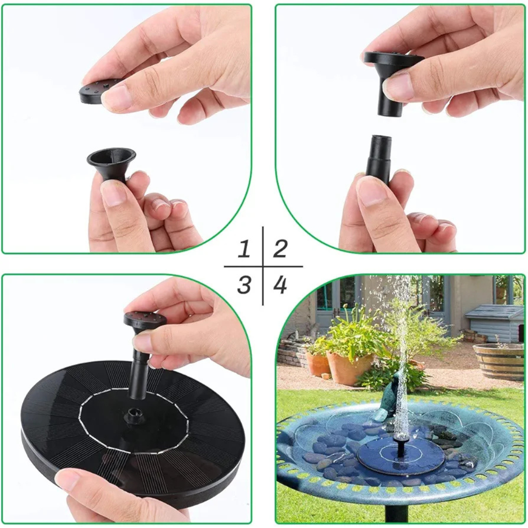 Fuente Flotante Para Jardin Carga Solar