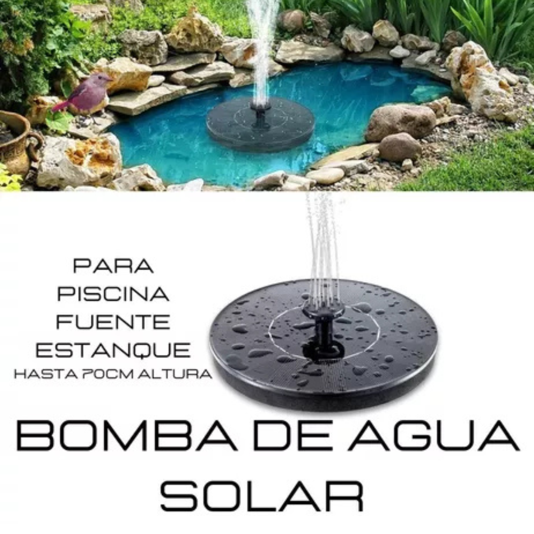 Fuente Flotante Para Jardin Carga Solar