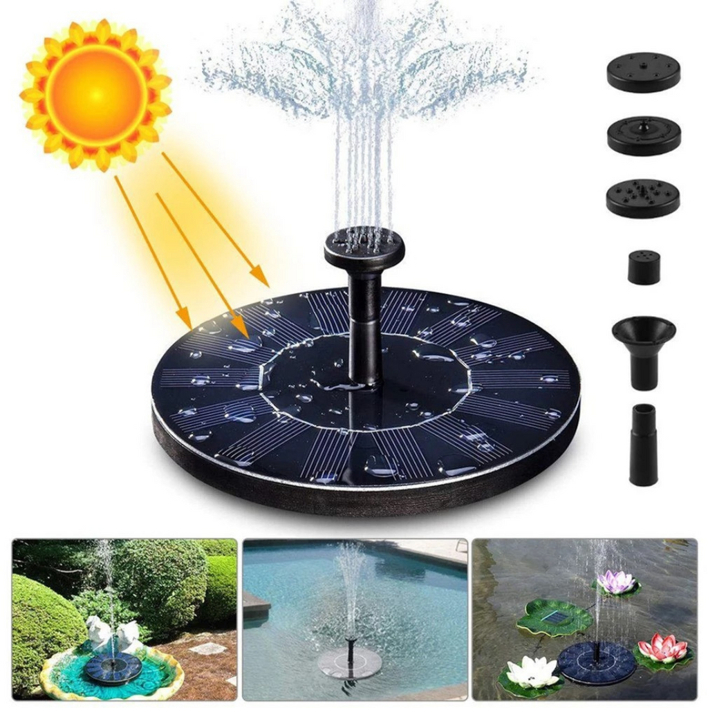 Fuente Flotante Para Jardin Carga Solar