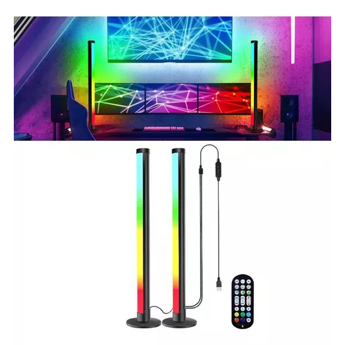Luces Led Rgb Activadas Por Sonido Con C