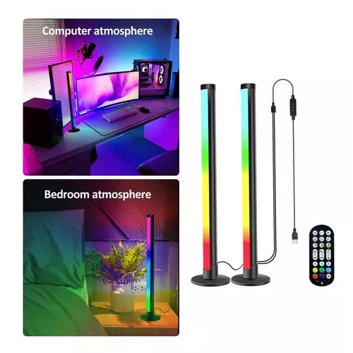 Luces Led Rgb Activadas Por Sonido Con C
