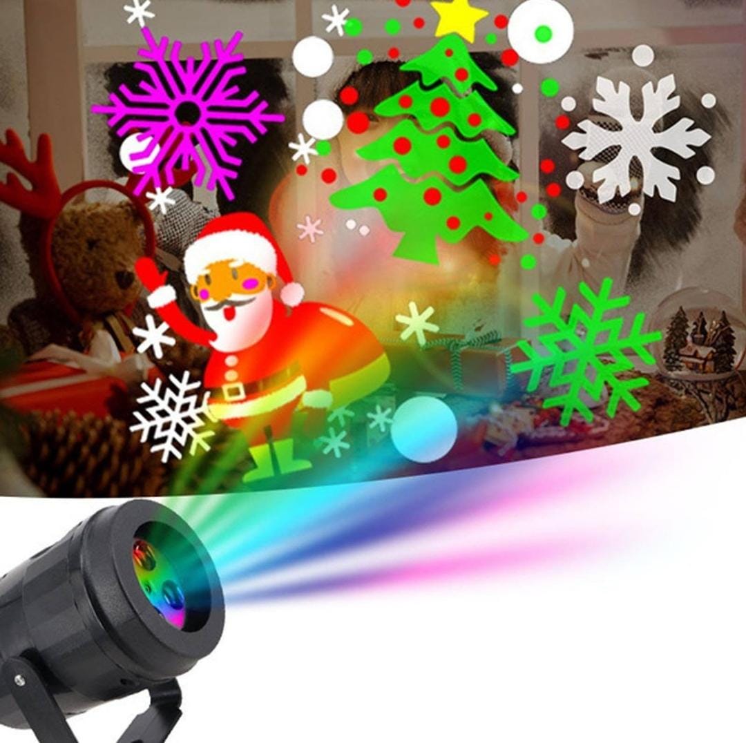 Proyector De Luces Navidenas De Exterior