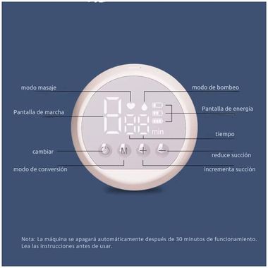 Extractor Leche Materna Inalambrico Usb