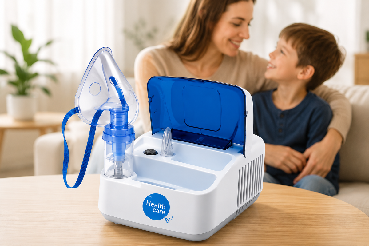 Kit Nebulizador De Casa Azul